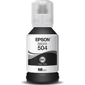 Refil Tinta Epson T504120 Preto Original