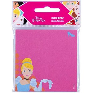 Bloco Adesivo 76X76 Disney Cinderela 50Fls Maxprint