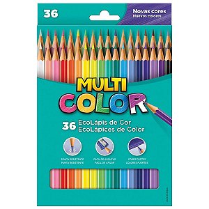 LAPIS DE COR 36 CORES MULTICOLOR FABER CASTELL