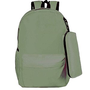 MOCHILA S/ESTAMPA VERDE MUSGO