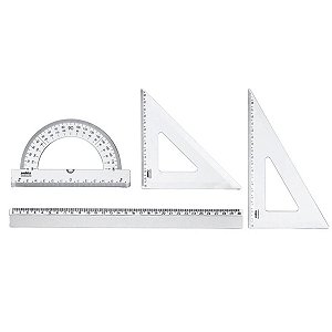 KIT REGUA PRIMEIRO GRAU WALEU