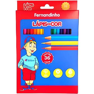 LAPIS DE COR 36 CORES FERNANDINHO