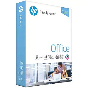 PAPEL SULFITE A4 BRANCO 75G C/500 FOLHAS HP