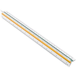 REGUA ESCALIMETRO 30CM WALEU