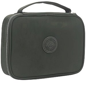 ESTOJO ESCOLAR 100 PENS NECESSAIRE VERDE MUSGO