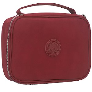 ESTOJO ESCOLAR 100 PENS NECESSAIRE VINHO
