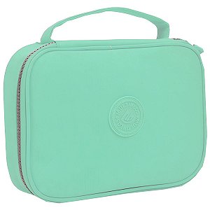 ESTOJO ESCOLAR 100 PENS NECESSAIRE VERDE PASTEL