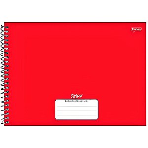 CADERNO DESENHO VERMELHO CD STIFF 48FLS JANDAIA