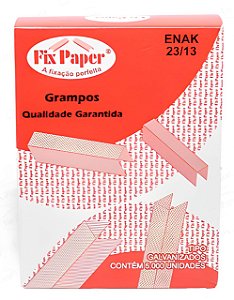 GRAMPO GALVANIZADO 23/13 C/1000 FIX PAPER