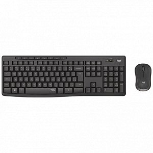 KIT TECLADO + MOUSE S/FIO SILENT USB MK295 LOGITECH