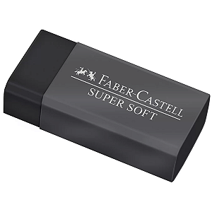 BORRACHA SUPER SOFT PRETA FABER CASTELL