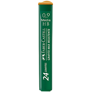 GRAFITE 0,9 HB POLYMER C/24 FABER CASTELL