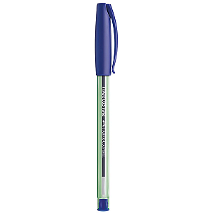 CANETA ESFEROGRAFICA 0.8MM AZUL TRILUX FABER CASTELL