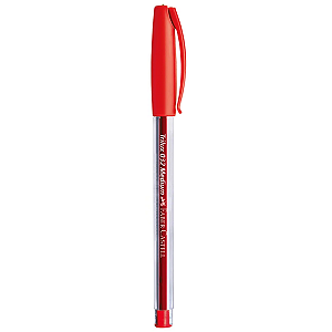 CANETA ESFEROGRAFICA 1.0MM VERMELHA TRILUX FABER CASTELL