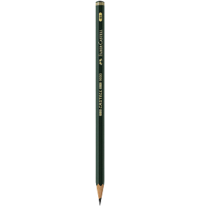 LAPIS GRAFITE PRETO CASTEL 9000 6B FABER CASTELL