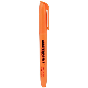 CANETA MARCA TEXTO LARANJA MASTERPRINT