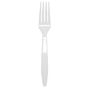 GARFO REFEICAO PLASTICO LIGHT C/500 BRANCO ELITE