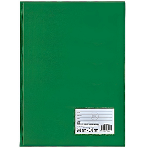 PASTA CATALOGO VERDE C/50 ENV.06MM FINO DAC