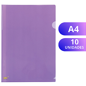 PASTA EM L A4 LILAS C/10042PP-LI DAC