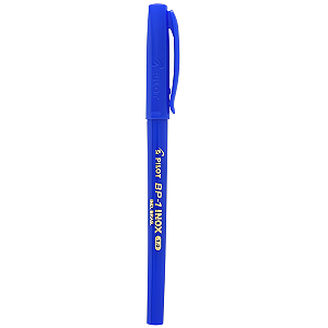 TA ESFEROGRAFICA 1.0MM BP-1 INOX AZUL PILOT