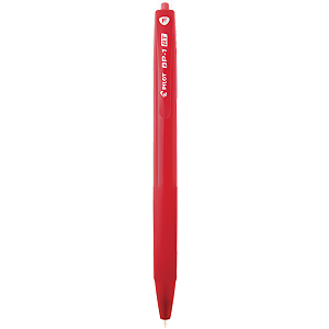 CANETA ESFEROGRAFICA RETRATIL BP-1 RT 1.0MM VERMELHA PILOT