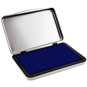 ALMOFADA PARA CARIMBO TAMPA METAL AZUL N3 MP-772 MASTERPRINT