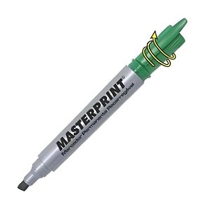 MARCADOR PERMANENTE RECARREGAVEL VERDE MP-616 MASTERPRINT