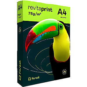 PAPEL SULFITE A4 BRANCO 75G C/500 FOLHAS REVITA PRINT