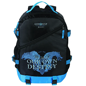 MOCHILA JUVENIL PRETA GOD OF WAR RAGNAROK 60777 DERMIWIL