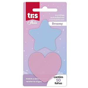 BLOCO ADESIVO 45X45MM HOLIC DREAMY 50FLS TRIS