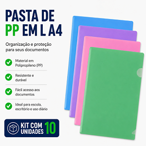 PASTA PP EM L A4 BREEZE C/10 VERDE
