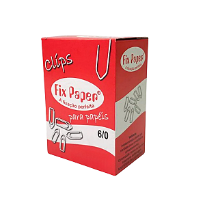 CLIPS GALVANIZADO 6/0 C/25 UN FIX PAPER