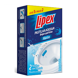 PASTILHA ADESIVA C/3 MARINE LIPEX