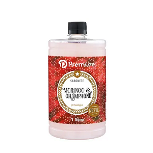SABONETE LIQUIDO MORANGO E CHAMPAGNE 1 L PREMISSE