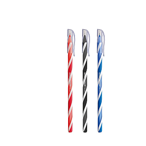 CANETA ESFEROGRAFICA 1.0 C/3 BAZZE WAVE