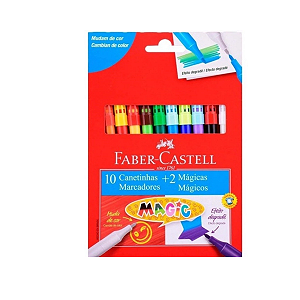 CANETINHA MAGIC 12 CORES FABER CASTELL