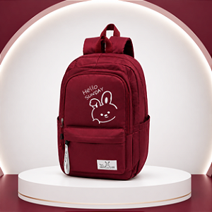 MOCHILA JUVENIL HELLO SUNDAY VINHO