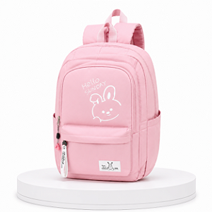 MOCHILA JUVENIL HELLO SUNDAY ROSA PASTEL