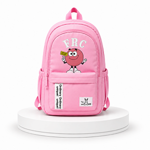 MOCHILA JUVENIL FRC C/ESTAMPA ROSA PASTEL