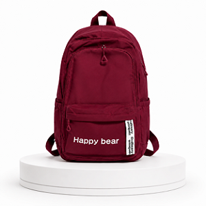 MOCHILA JUVENIL HAPPY BLER VINHO