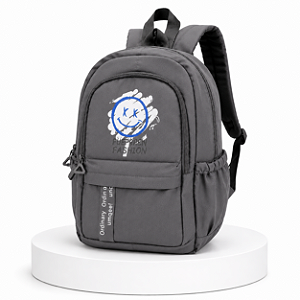 MOCHILA JUVENIL FASHION CINZA