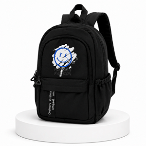 MOCHILA JUVENIL FASHION PRETA
