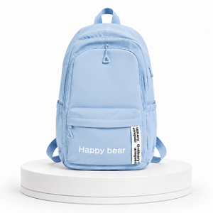 MOCHILA JUVENIL HAPPY BLER AZUL PASTEL
