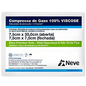 COMPRESSA GAZE C/10 NEVE