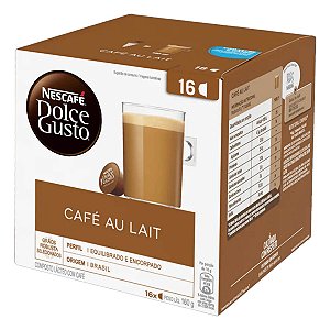 CAPSULA CAFE DOLCE GUSTO C/LEITE C/16 NESTLE