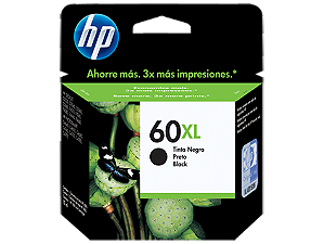 CARTUCHO 60XL PRETO ORIGINAL CC641WB HP