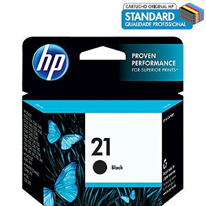 CARTUCHO 21 PRETO ORIGINAL C9351AB HP