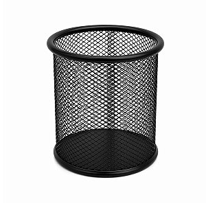 ORGANIZADOR REDONDO DE MESA PORTA CANETAS METÁLICO RESISTENTE ESCRITÓRIO