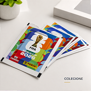 kit 5 Figurinhas Copa Do Mundo 2026 Panini Oficial FIFA Colecionáveis
