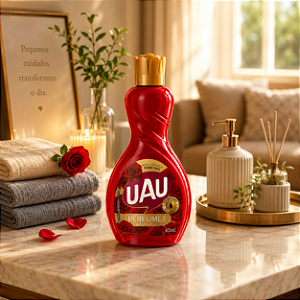 LIMPADOR PERFUMADO UAU FLORES VERMELHAS E SEDUÇÃO 500ML